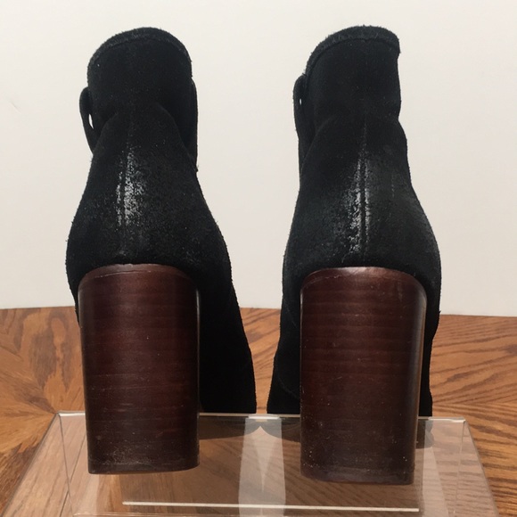 Black suede ankle boot Splendid - Picture 7 of 13